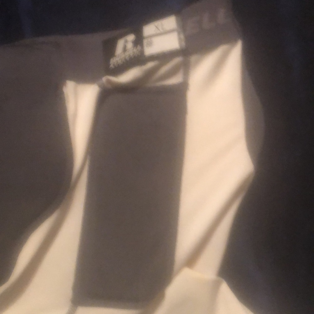 Russel Football pads under uniform w/surprise